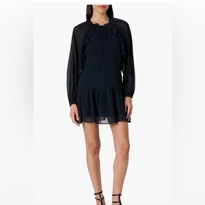 NWT The Drop- Jordan Feminine Riffle Mini Dress